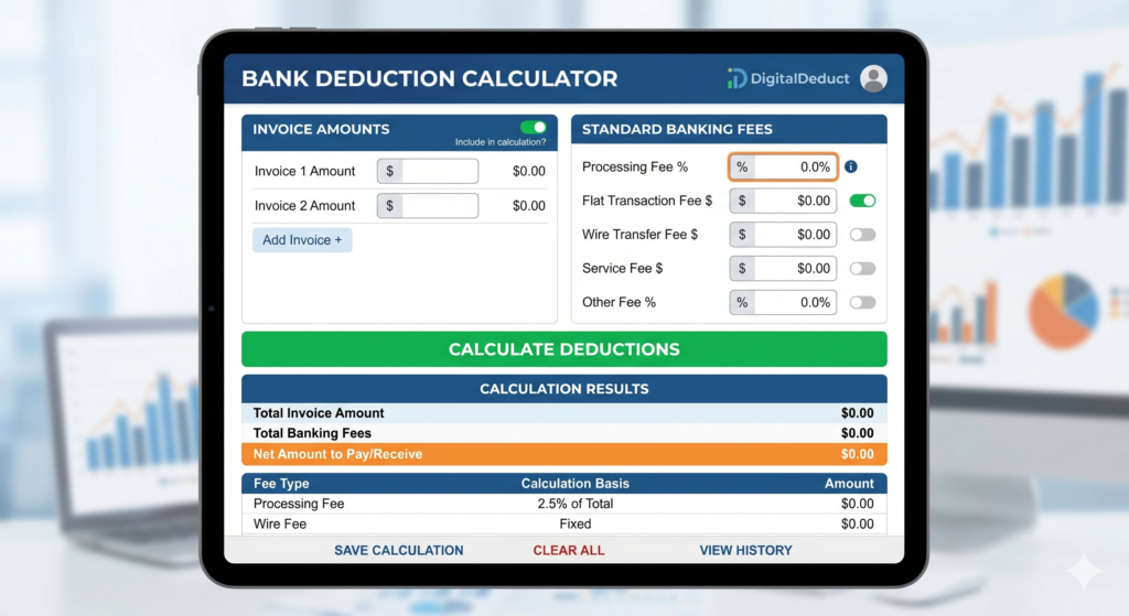 Bank Deduction Calculator