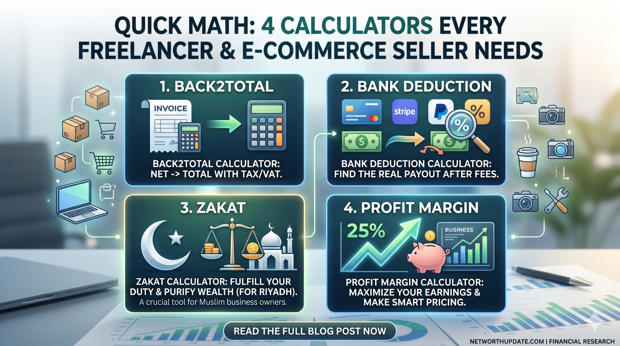 Quick Math 4 Calculators Every Freelancer & E-commerce Seller Needs
