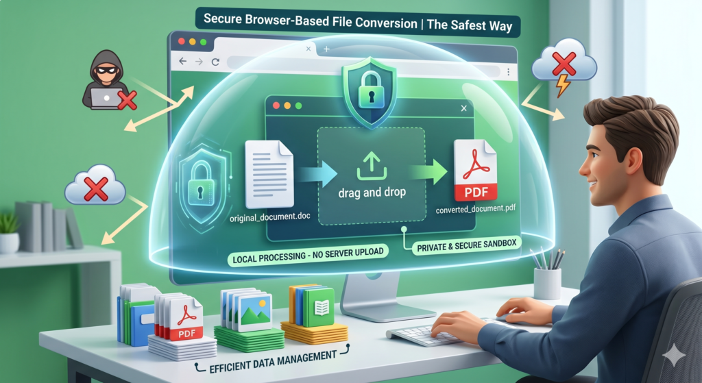 Why Browser-Based File Conversion is the Safest Way to Manage Your Data